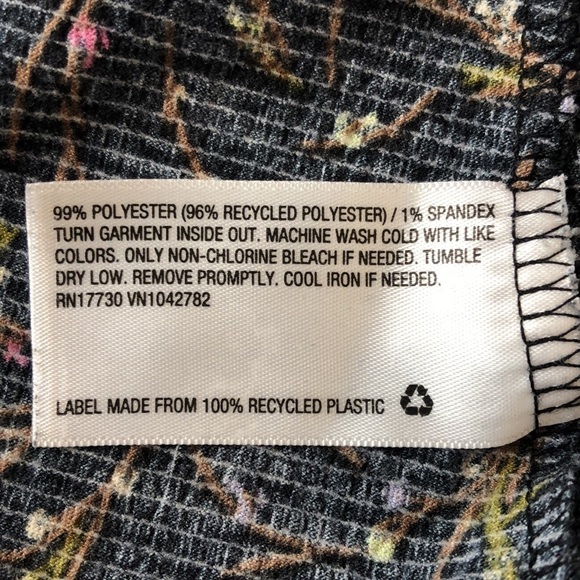 Ava & Viv Black Floral Peasant Shift Dress Size 2X - Picture 7 of 12